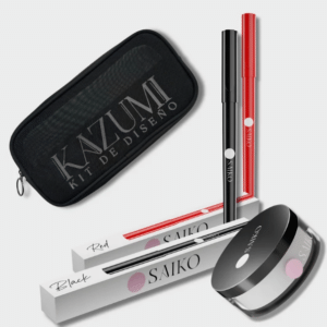 Kit Diseño Saikou - Boli Rojo + Boli Negro + Polvos Selladores